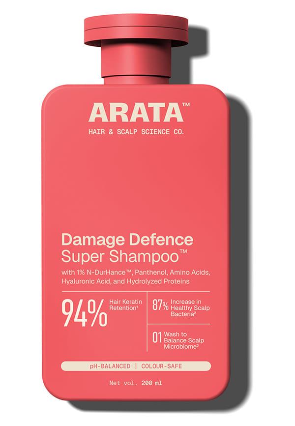 Super Shampoo™ | For Hair Damage Repair & Scalp Care | With 1% N-DurHance™, Amino Acids & Proteins | Sulphate-Free | Colour-Safe | Dermatologically-T