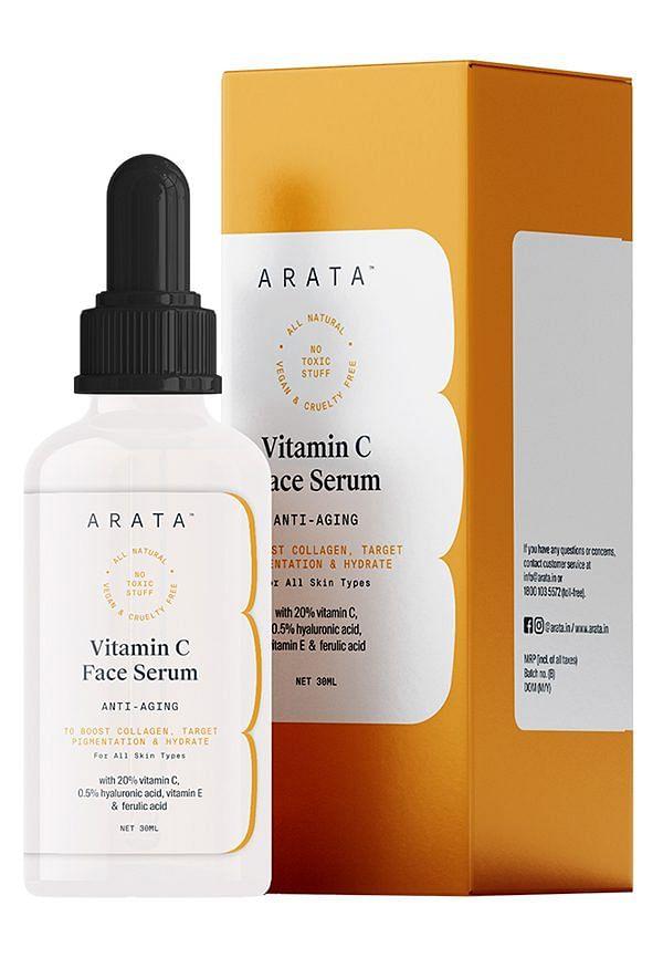 Vitamin C Face Serum For Glowing Skin Anti-Aging, Boosts Collagen & Targets Pigmentation