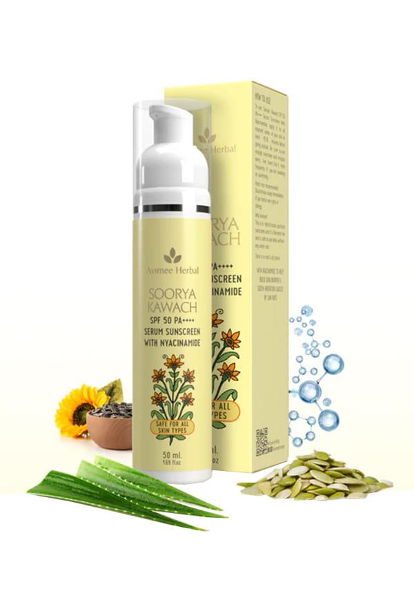 Soorya Kawach Sunscreen with Niacinamide
