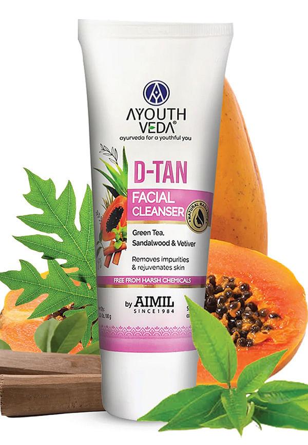 D tan facial cleanser