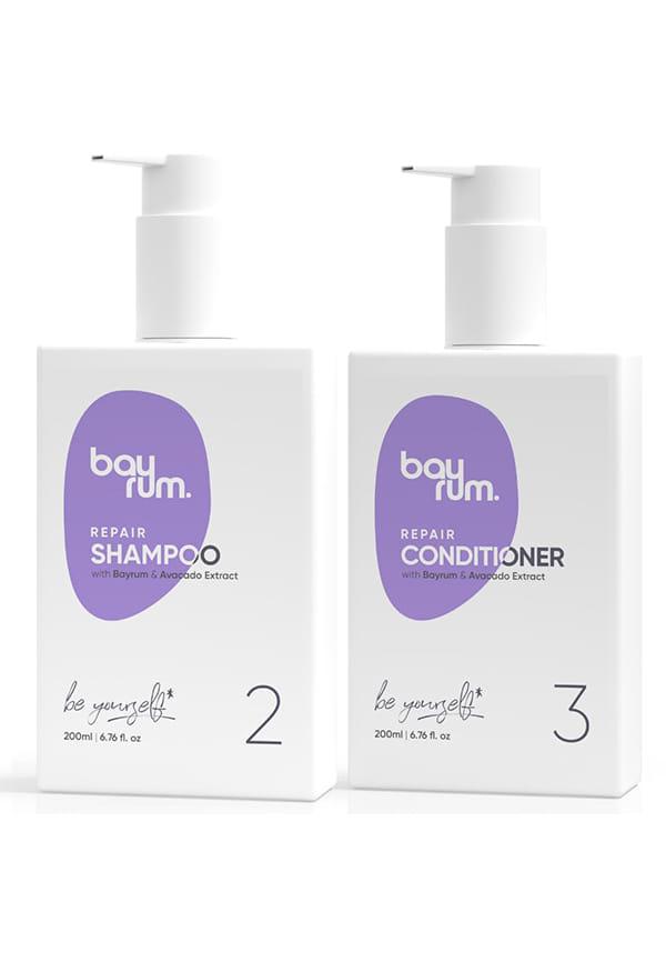 Hair Repair Shampoo & Conditioner Combo For Dry, Frizzy And Curly Hair