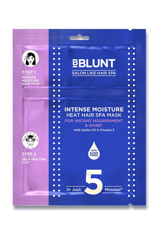 Intense Moisture Heat Hair Spa Mask with Jojoba Oil & Vitamin E