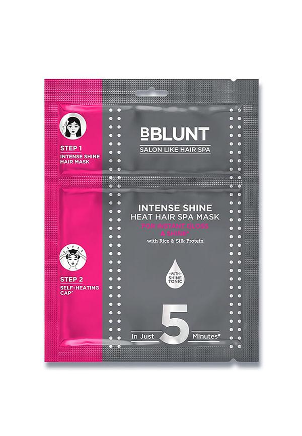 Intense Shine Heat Hair Spa Mask with Rice & Silk Protein for Salon-Like Hair Spa at Home