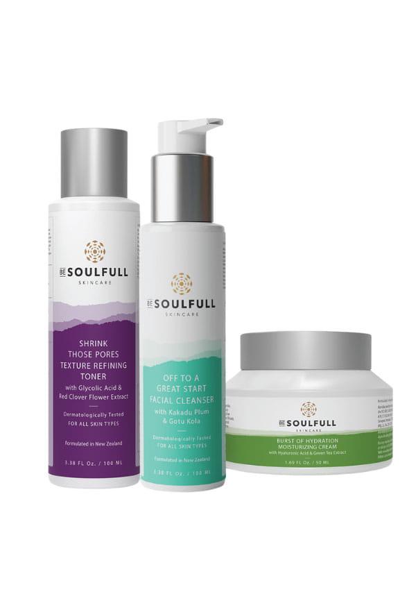 Daily Regime I Facial Cleanser, Toner, Moisturizer