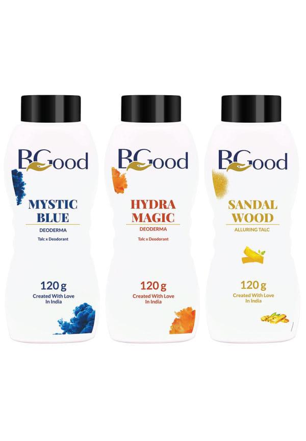 Skin Brightening Cream & Pack of 3 Talcum Powder