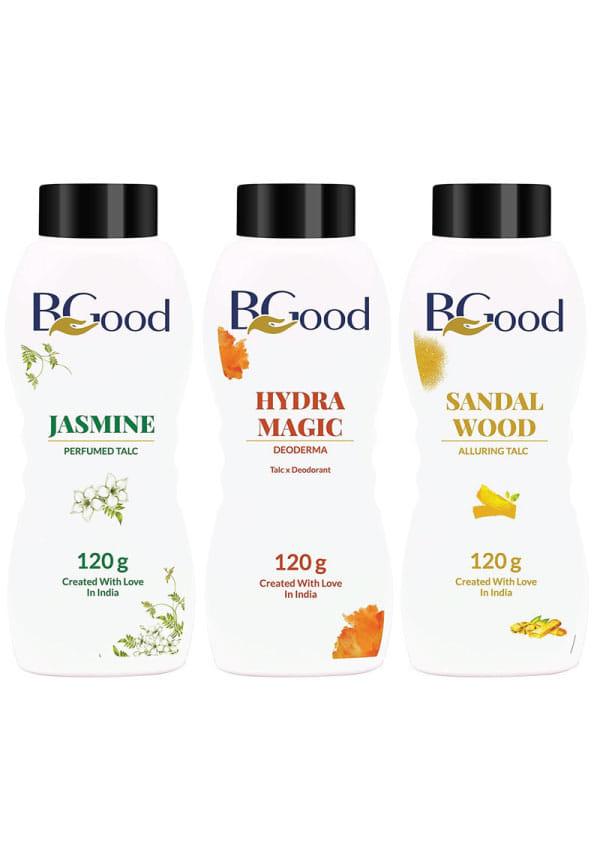 Skin Brightening Cream & Pack of 3 Talcum Powder