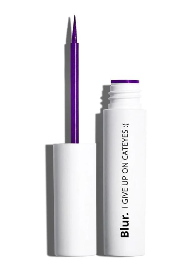 I Give Up On Cat Eyes | Matte Eyeliner | Blur India | Plum