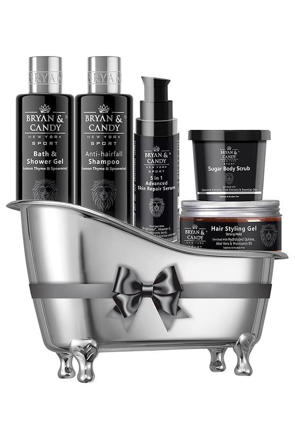 Body Care Tub Kit Gift Set For Men
