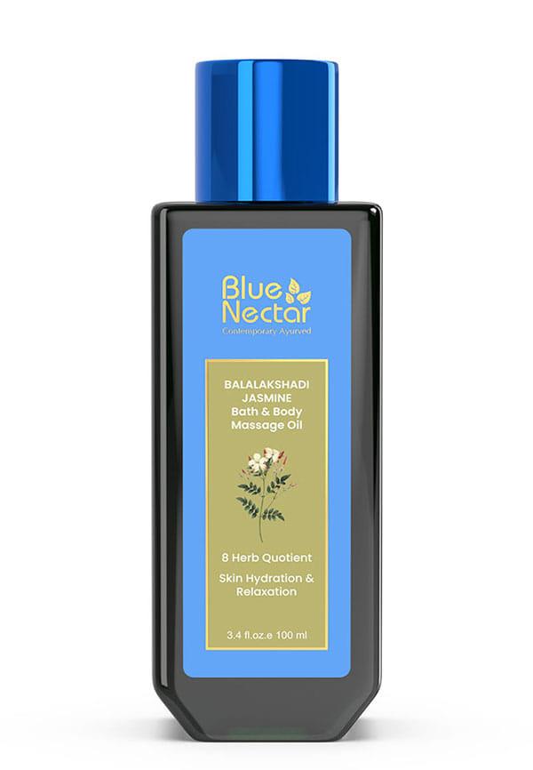 Ayurvedic Aromatic Jasmine Bath and Body Massage Oil 8 Herbs