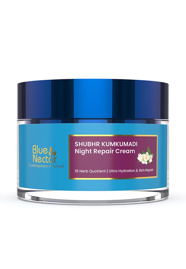 Jasmine & Pachouli Nourishing Night Repair Cream Women, 16 Herbs