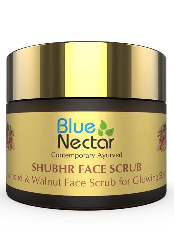Almond Oil and Walnut Gel Face Scrub for Deep exfoliation Tan removal and Glowing Skin