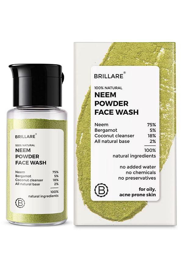Neem Powder Face Wash For Acne-Prone Skin