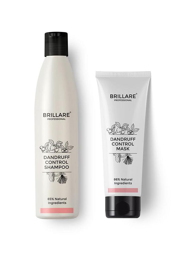 Professional Dandruff Control/Anti Dandruff Natural Shampoo & Hair Mask Combo