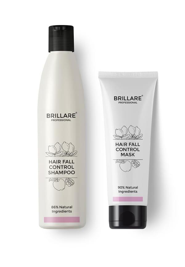 Professional Hair Fall Control/Anti Hair Fall Natural Shampoo and Mask Combo