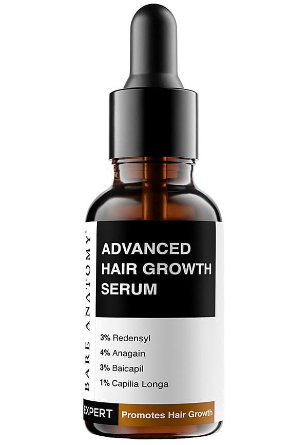 Advanced Hair Growth Serum | 3% Redensyl + 4% Anagain + 3% Baicapil + 1% Capilia Longa, Rosemary, Biotin & Rice Extract