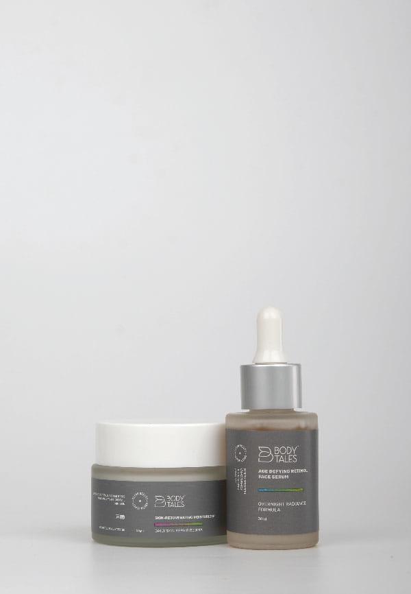 Age Defying Retinol Face Serum & Skin-Rejuvenating Moisturizer