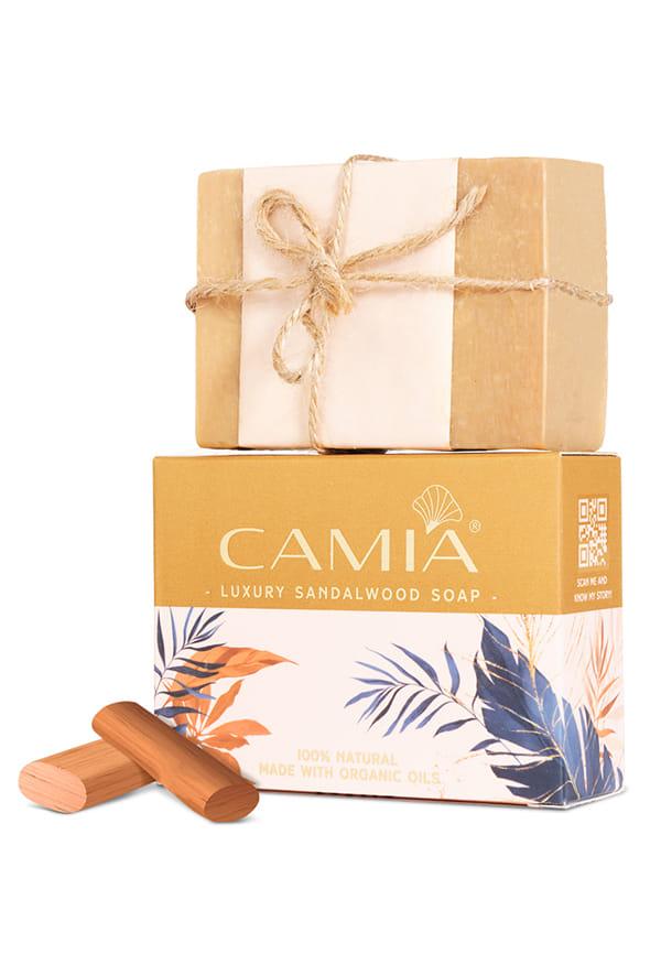 Handmade Cold Processed Luxury Organic Sandalwood Soap
