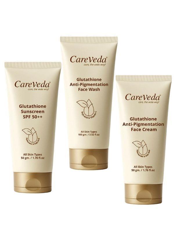 Face Cream & Face Wash, Sunscreen for Bright, Even-Toned Skin