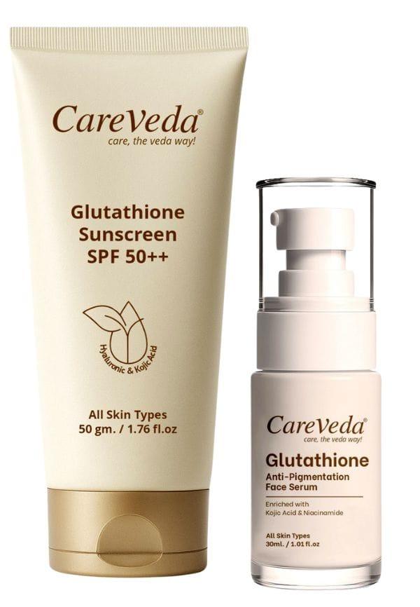 Face Serum & Sunscreen for Bright, Even-Toned Skin