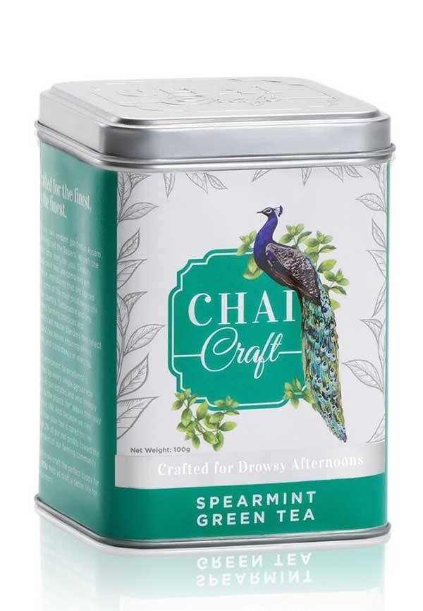 Spearmint Green Tea, Refreshing Loose Leaf Green Tea