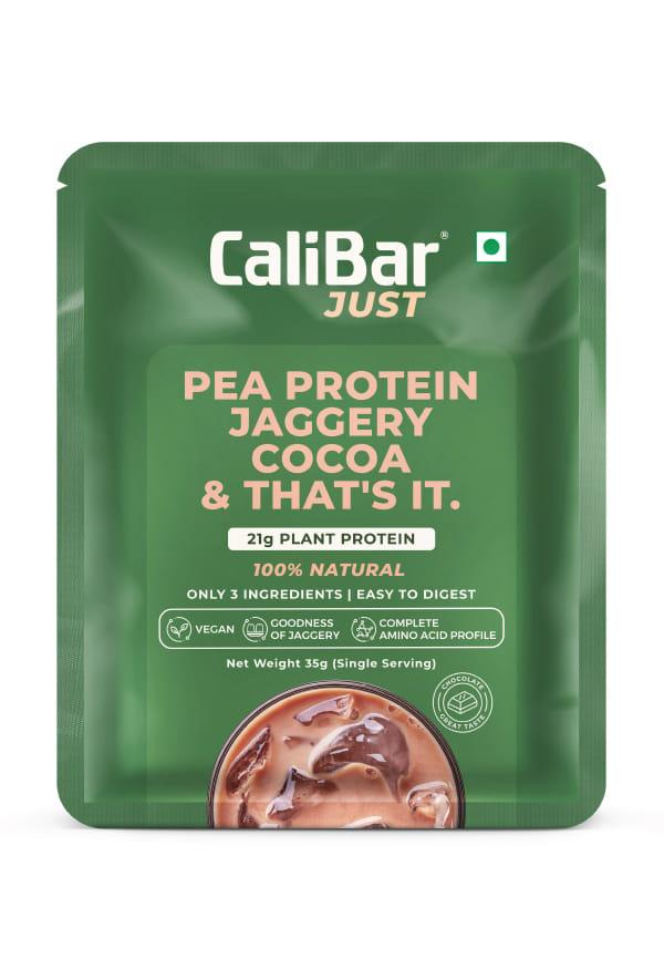 Just Chocolate Plant Protein Powder - All Natural Organic Pea Protein + Jaggery + Cocoa