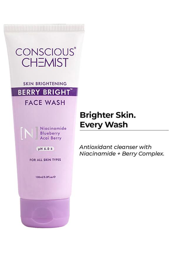 Berry Bright Pore Refining Face Wash with Niacinamide