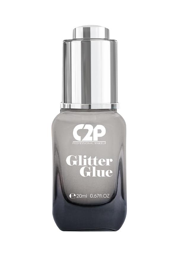 Glitter Glue for Long Lasting Loose Eyeshadow, Pigments & Glitter Hold; Quick-Drying & Waterproof Two-Way Gel; Adhesive for Eye Makeup