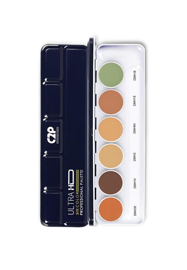 Ultra HD Cover & Conceal Waterproof Dermashield Must Have Palette 6 Colors