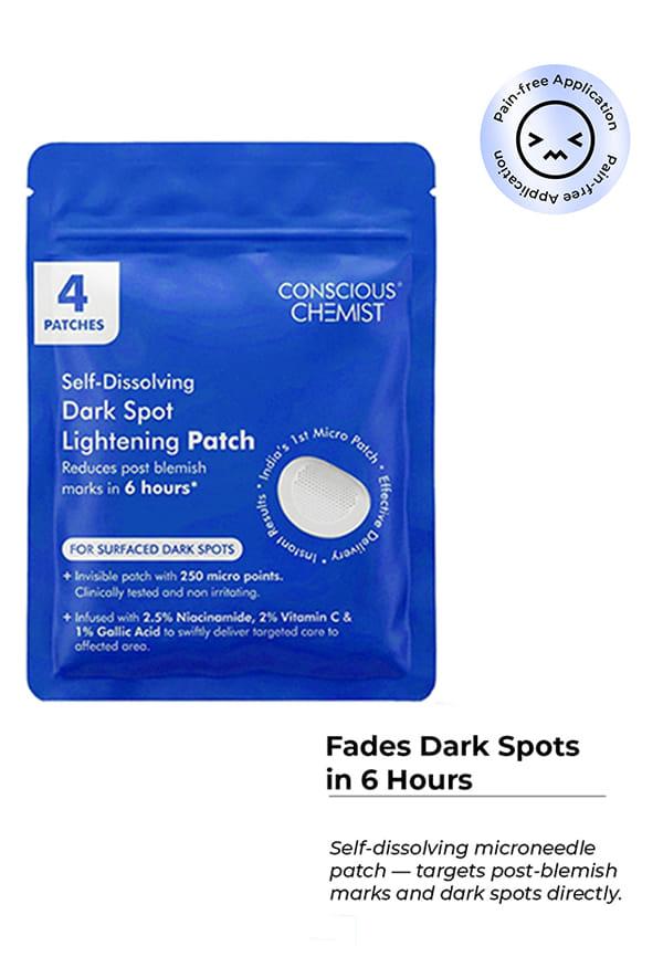 Self-Dissolving dark Spot Lightening Patch