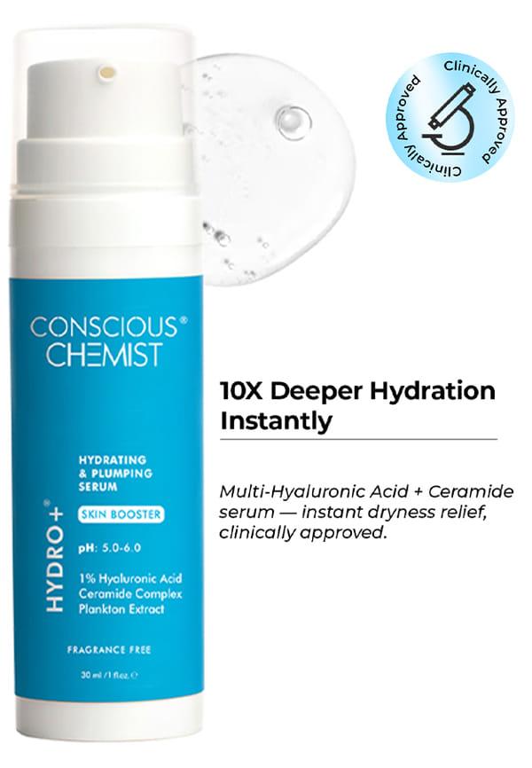 Hydro+ 1% Hyaluronic Acid Serum for Dry Skin