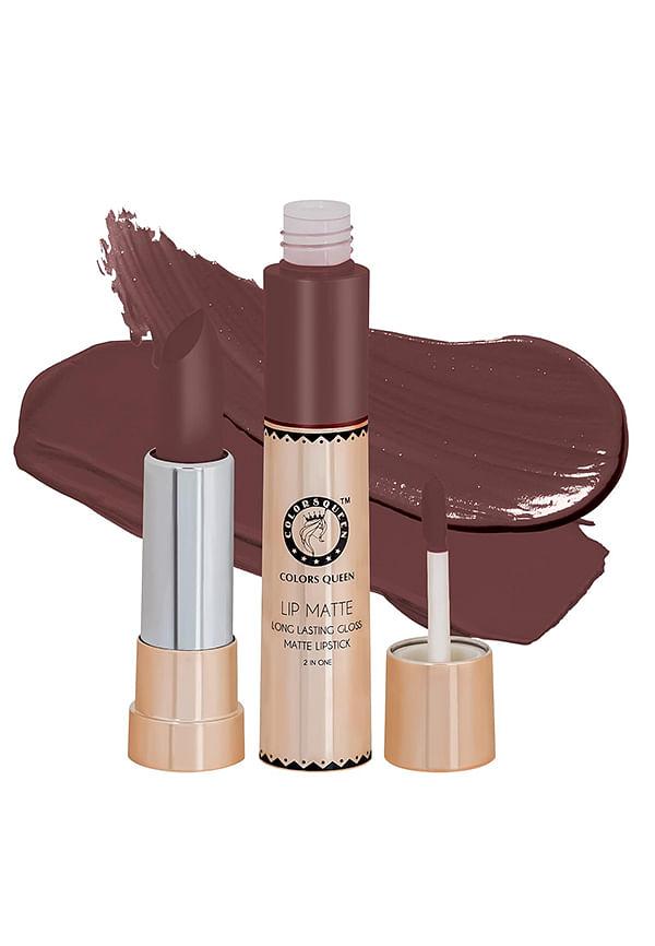 Lip Matte 2 in 1 Long Lasting Matte Lipstick