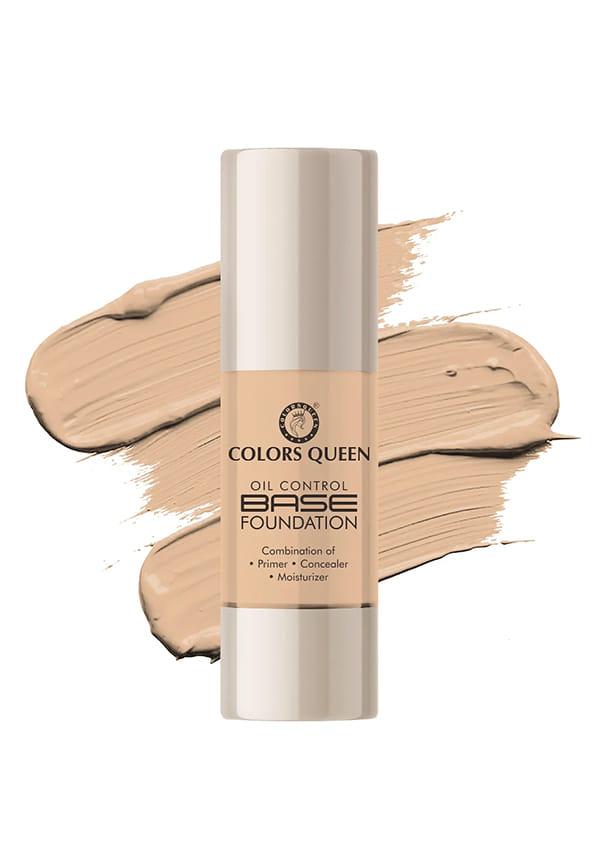 Oil Control Base Foundation Combination of Primer, Concealer & Moisturizer