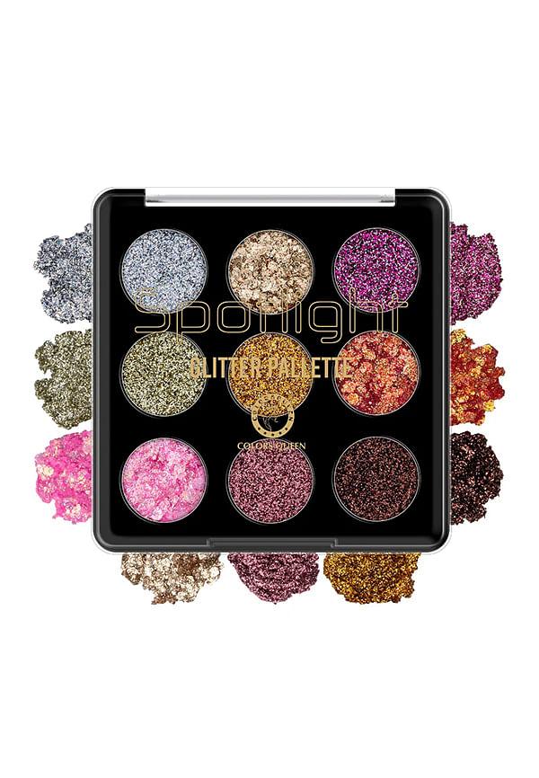 Spotlight 9 Color Glitter Eyeshadow Palette