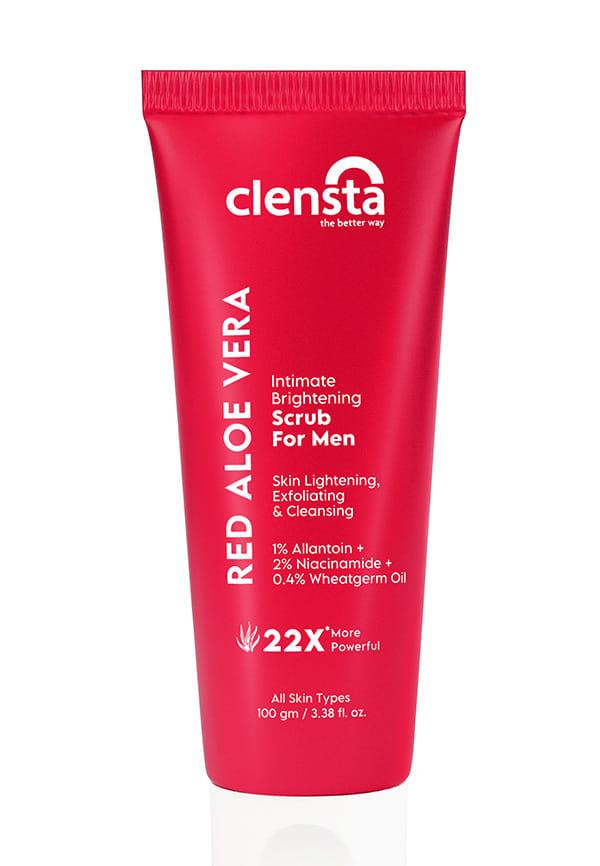 Red Aloe Vera Intimate Brightening Scrub For Men