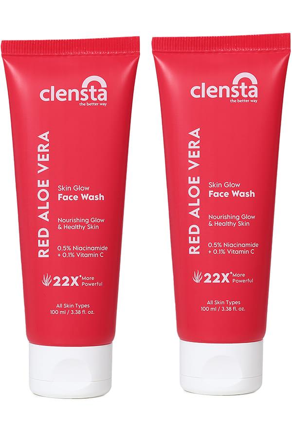 Red Aloe Vera Skin Glow Face Wash With Vitamin C & Niacinamide