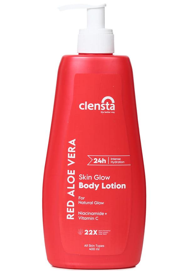 Red Aloe Vera Skin Glow Body Lotion With 2% Niacinamide & Vitamin C