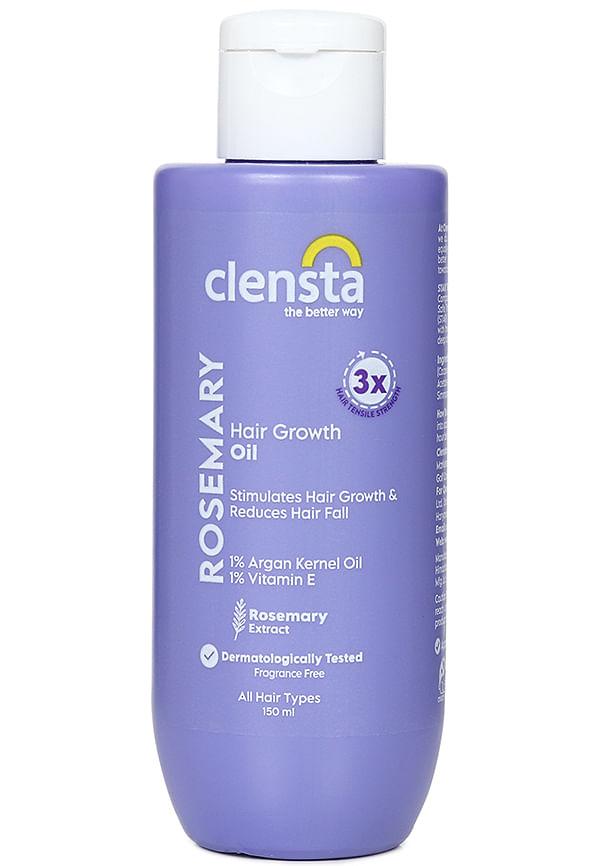 Rosemary Hair Growth Oil With Argan Oil & Vitamin E For Reducing Hair Fall, Strengthens Hair & Breakage