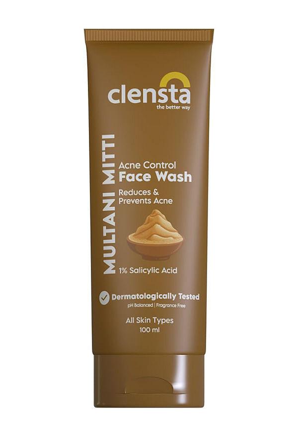 Multani Mitti Acne Control Face Wash with 1% Salicylic Acid