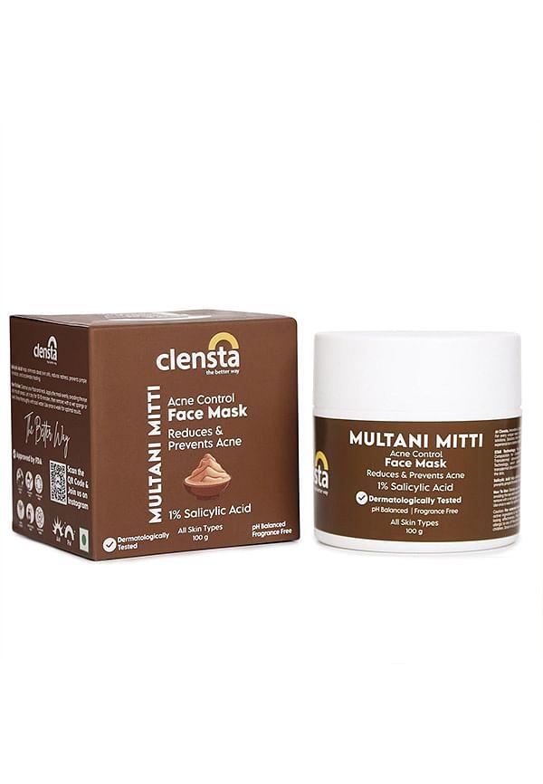 Multani Mitti Acne Control Face Wash with 1% Salicylic Acid