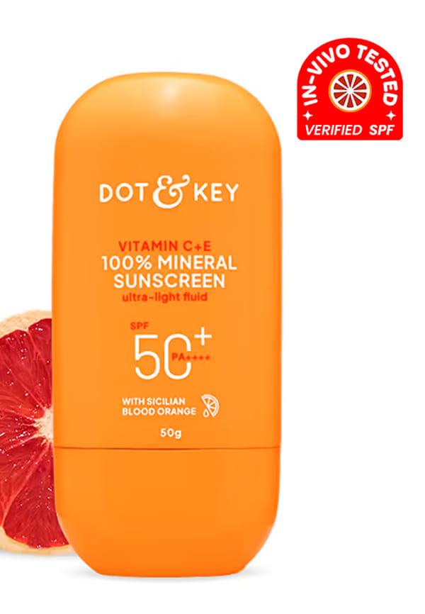 Vitamin C + E 100% Mineral Sunscreen SPF 50+ PA++++