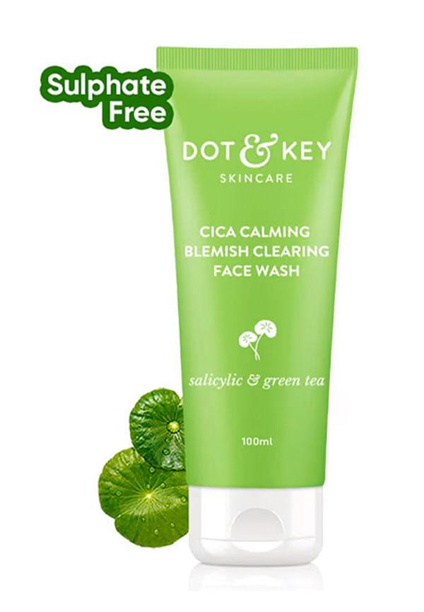 Cica 2% Salicylic Acid Face Wash For Oily, Acne Prone Skin, With Green Tea