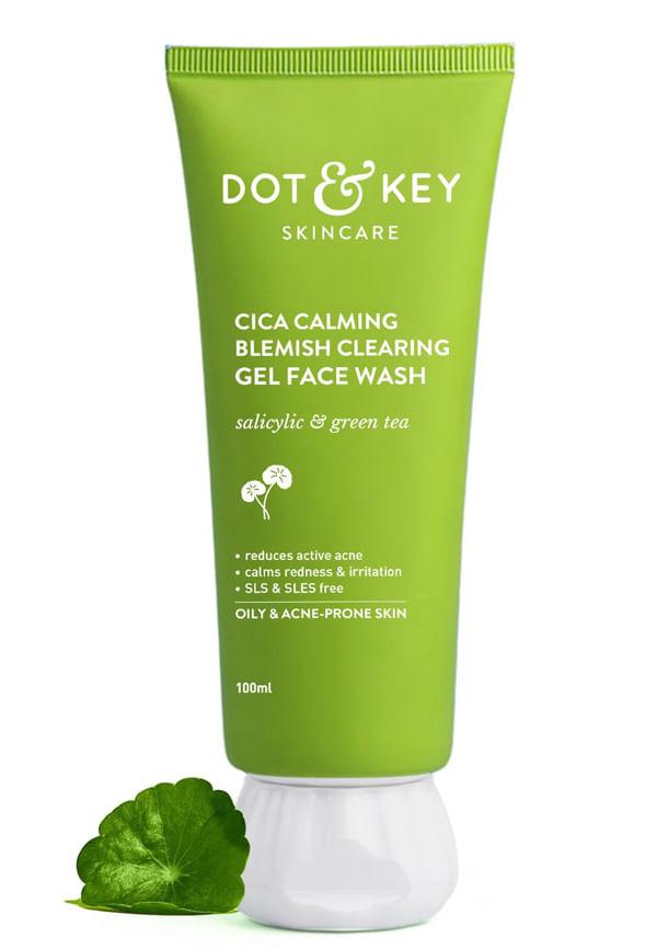 Cica 2% Salicylic Acid Face Wash For Oily, Acne Prone Skin, With Green Tea
