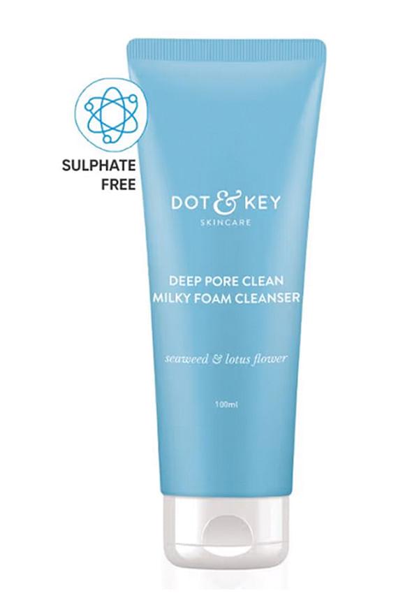 Deep Pore Clean Foaming Face Wash With Lactic Acid For Glowing Skin