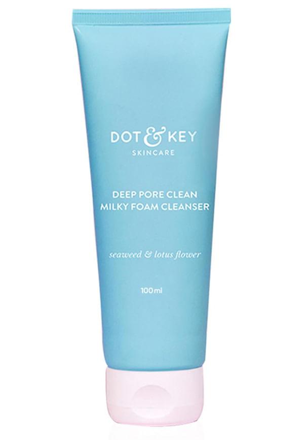Deep Pore Clean Foaming Face Wash With Lactic Acid For Glowing Skin