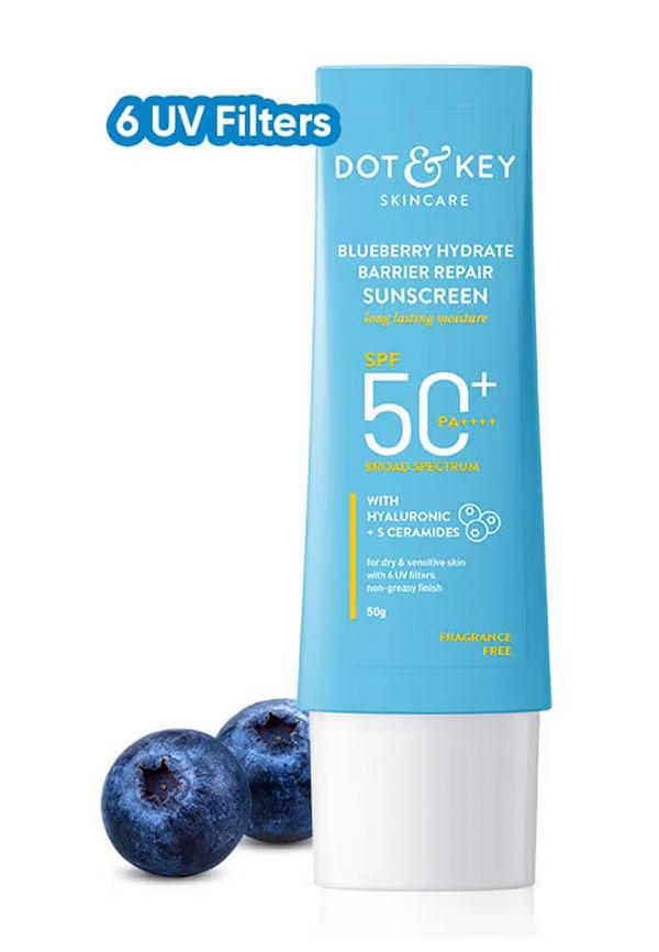 Blueberry Hydrate Barrier Repair Sunscreen Spf 50+, Pa++++
