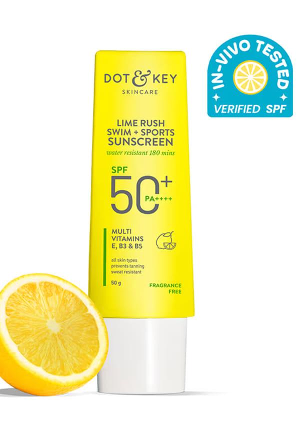 Lime Rush Swim+Sports Sunscreen Spf 50+ Pa++++