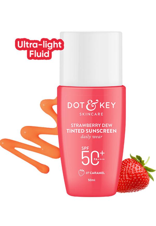 Strawberry Dew Tinted Sunscreen Spf 50+ Pa++++