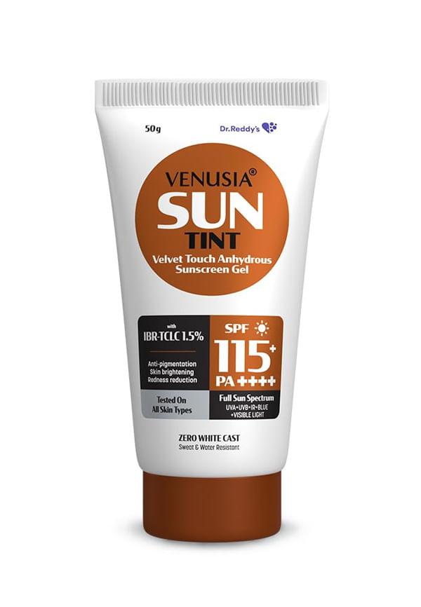 Tinted sunscreen SPF115I Full spectrum protection I UVA UVB Blue light protect