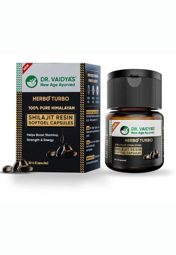 Herbo24Turbo Shilajit Resin Softgel Capsules