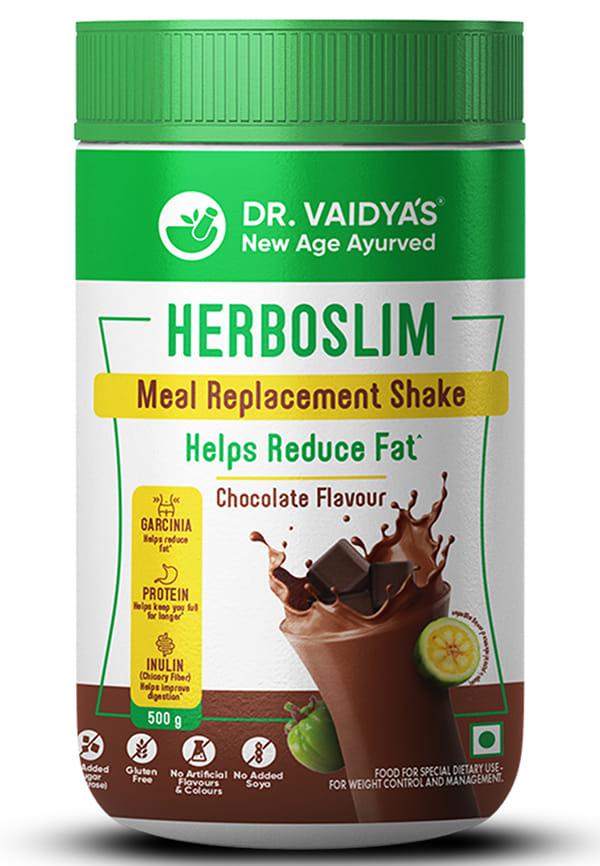Herboslim Shake: Nutrition-Dense, Low-Calorie Meal Replacement (Chocolate)
